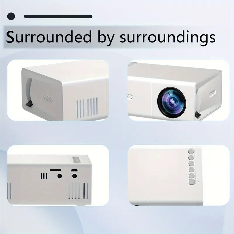 HD 720P – Fast Focus, Portable Projector