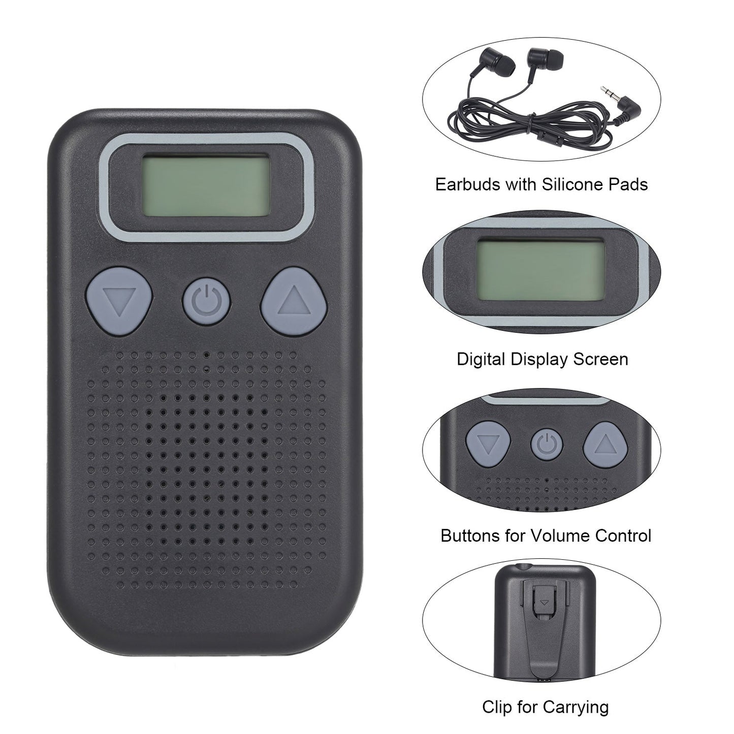 Sound Amplifier For Hearing Aid - Battery-Operated In-Ear Hearing Aid