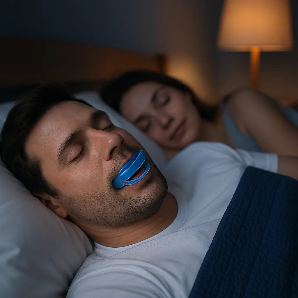 Advanced anti-snoring mandibular orthosis, effective device for sleep apnea