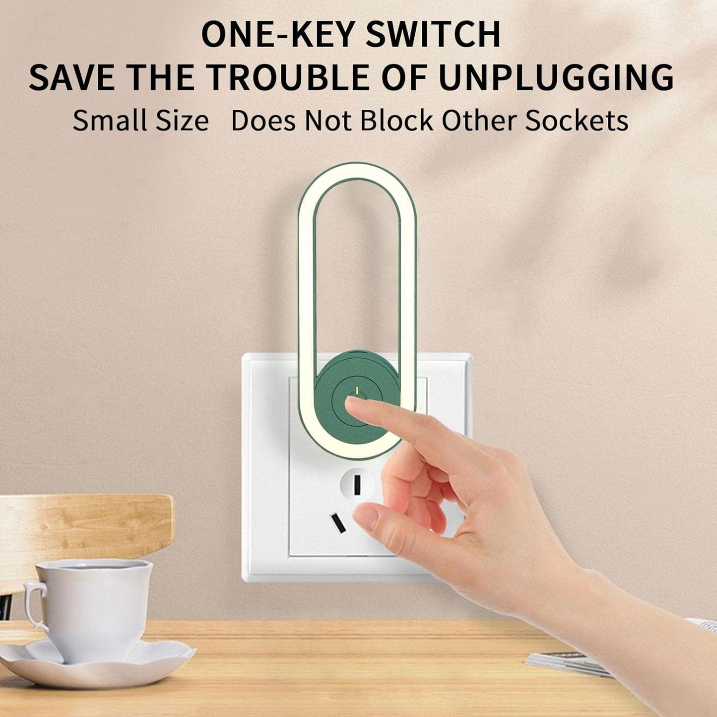 Ultrasonic LED Mosquito Repellent Night Light