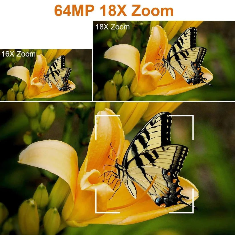 UHD 4K Camcorder for Vlogging with 18X Zoom & Rotating Touchscreen