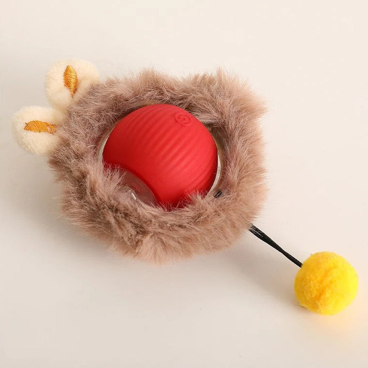 Active Rolling Ball with Tail for Dogs