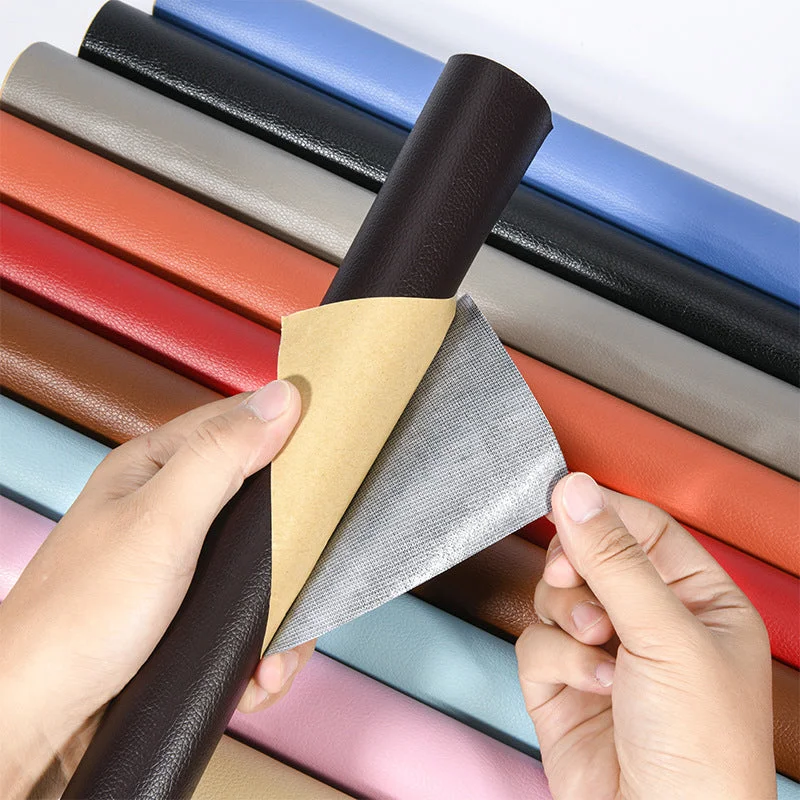 Self-Adhesive Leather Refinisher Cuttable Sofa Repair Patch (19.7 x 53.9 inches)