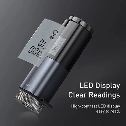 Portable Digital Breathalyser Alcohol Tester
