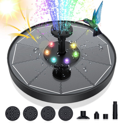 LED Solar Energy Fountain