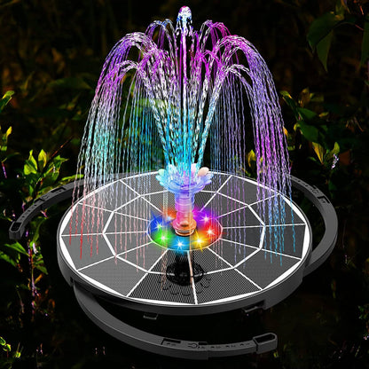 LED Solar Energy Fountain