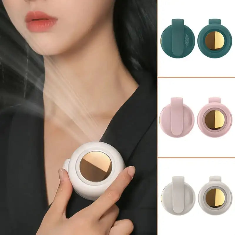 Portable Waist Fan Clip with Bladeless Handheld Design