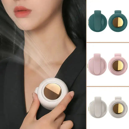 Portable Waist Fan Clip with Bladeless Handheld Design