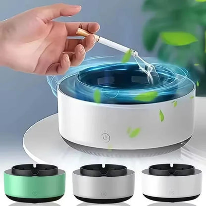 Portable Smokeless Ashtray with Air Purifier Function