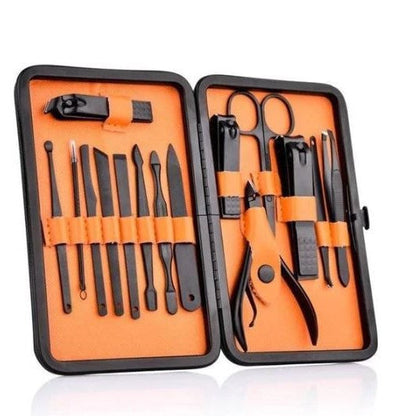 15 Piece Professional Manicure Set With Travel Case