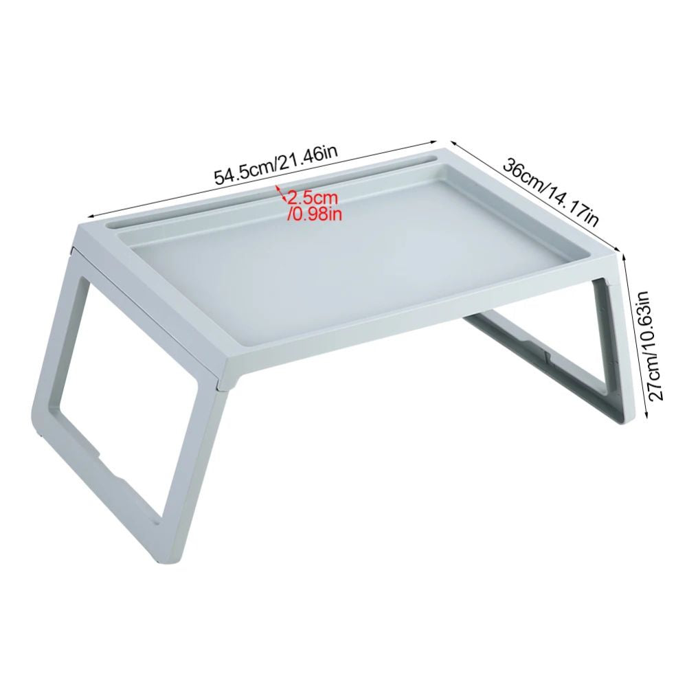 Foldable Bed Serving Tray Laptop Work Table