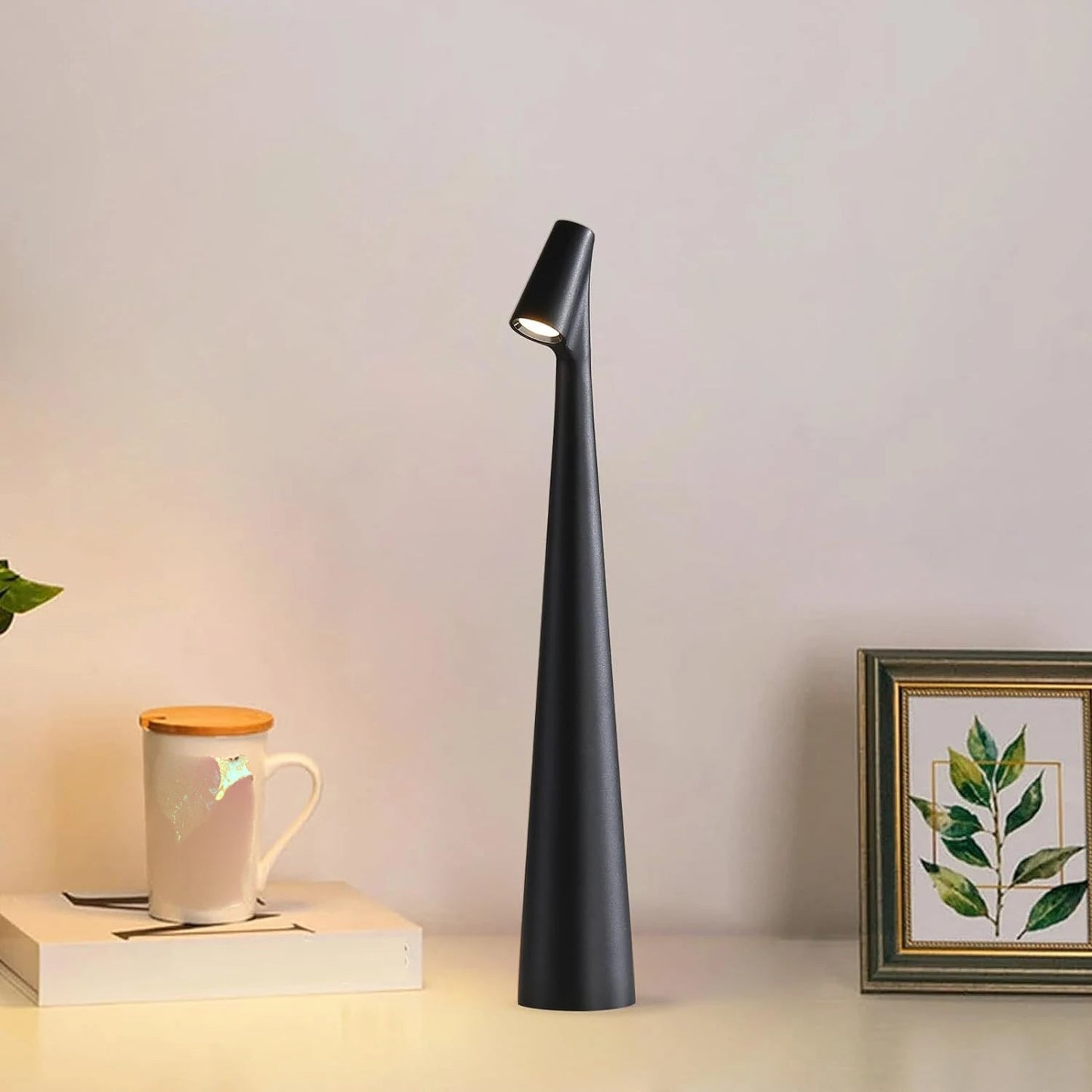 Touch Control Reading Light with Tri-Color Dimming