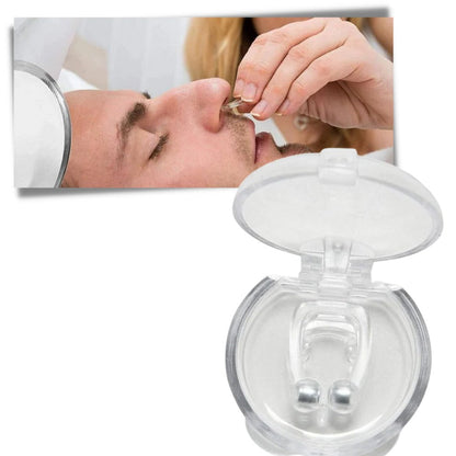 Nose plug to stop snoring