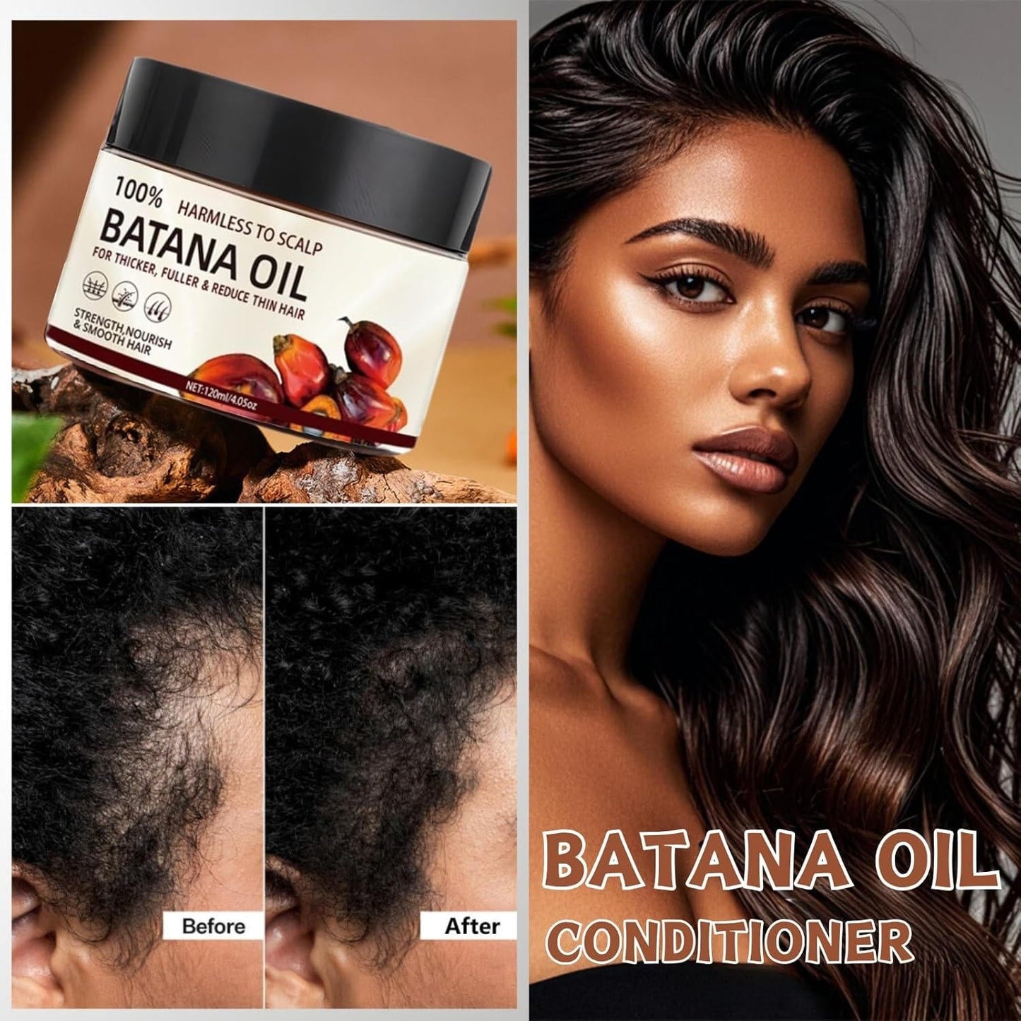 Natural Hair Growth Oil Serum Set