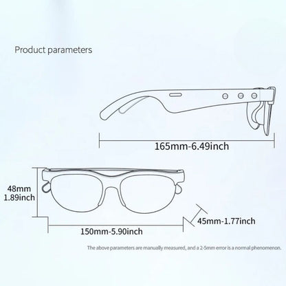 Smart Bluetooth Language Translation Earphone Glasses