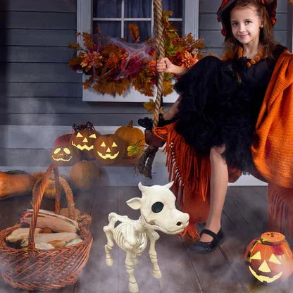 Halloween Skeleton Cow & Horse Decorative Prop