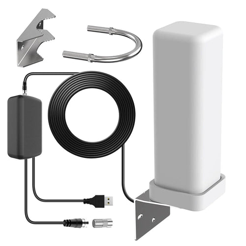 Extra Range 360° Premium Antenna 2025 HDTV Outdoor Antenna Amplified 460 Mile Range