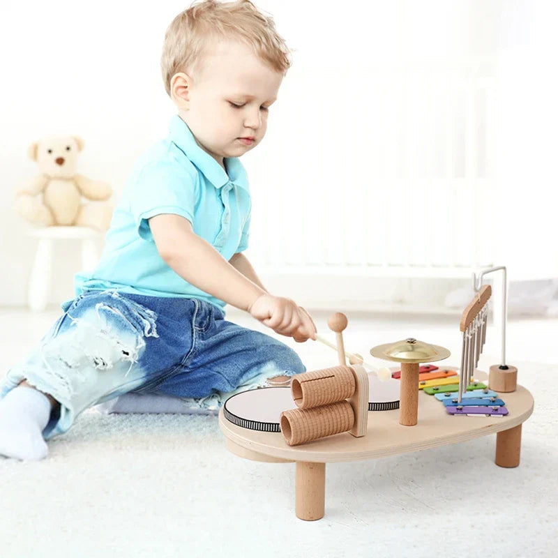 Wooden Music Station - Creative Musical Fun For Little Ones