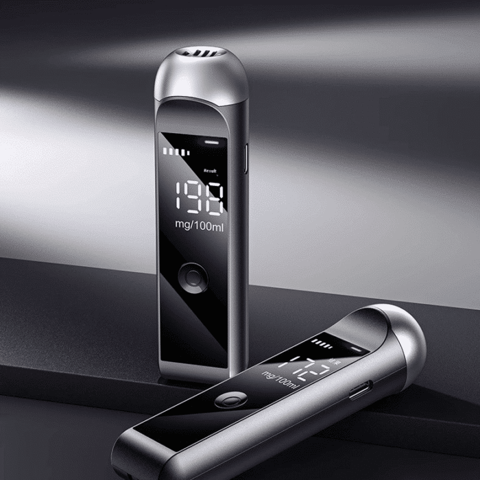 Portable non-contact precision breathalyzer