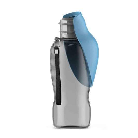 Travel Water Bottle For Dogs With Foldable Leak-proof Bowl, Large Capacity 800Ml