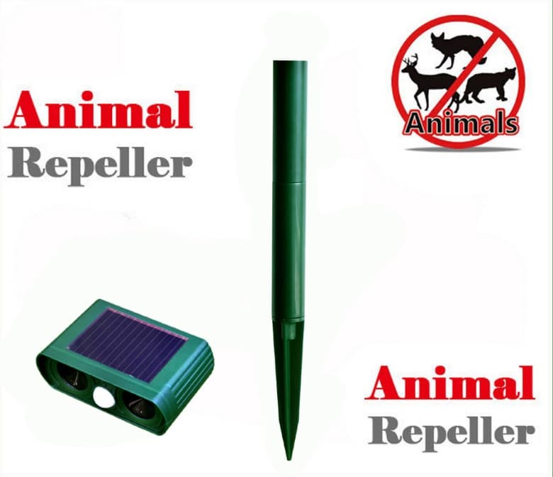 Solar-powered Ultrasonic Animal Repellent
