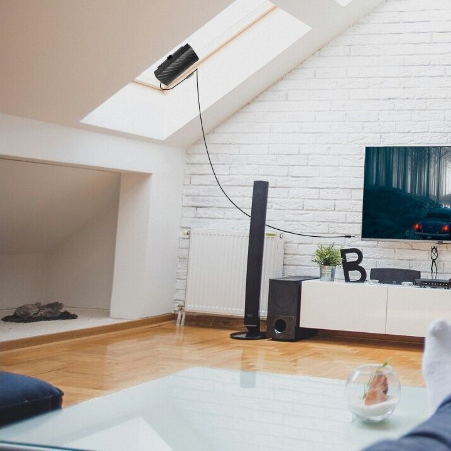 Long Range Indoor HDTV 4k Digital Antenna 600