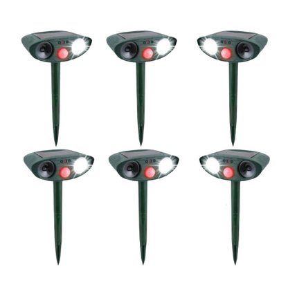 Ultrasonic Chipmunk Repeller - Solar Powered - Get Rid of Chipmunks in 48 Hours