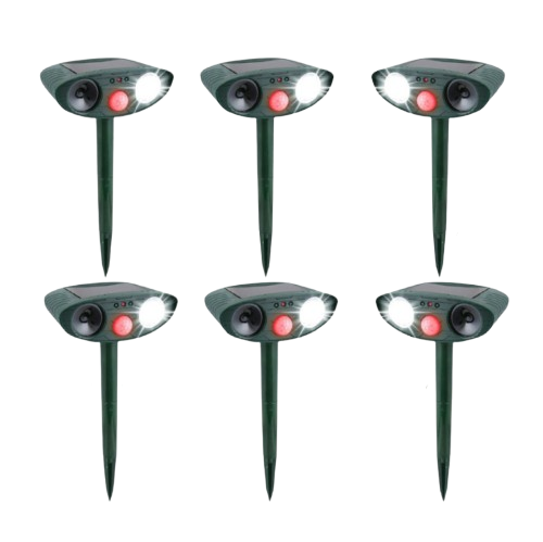 Ultrasonic Chipmunk Repeller - Solar Powered - Get Rid of Chipmunks in 48 Hours