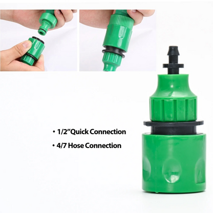 Drip Irrigation System With Automatic Timer