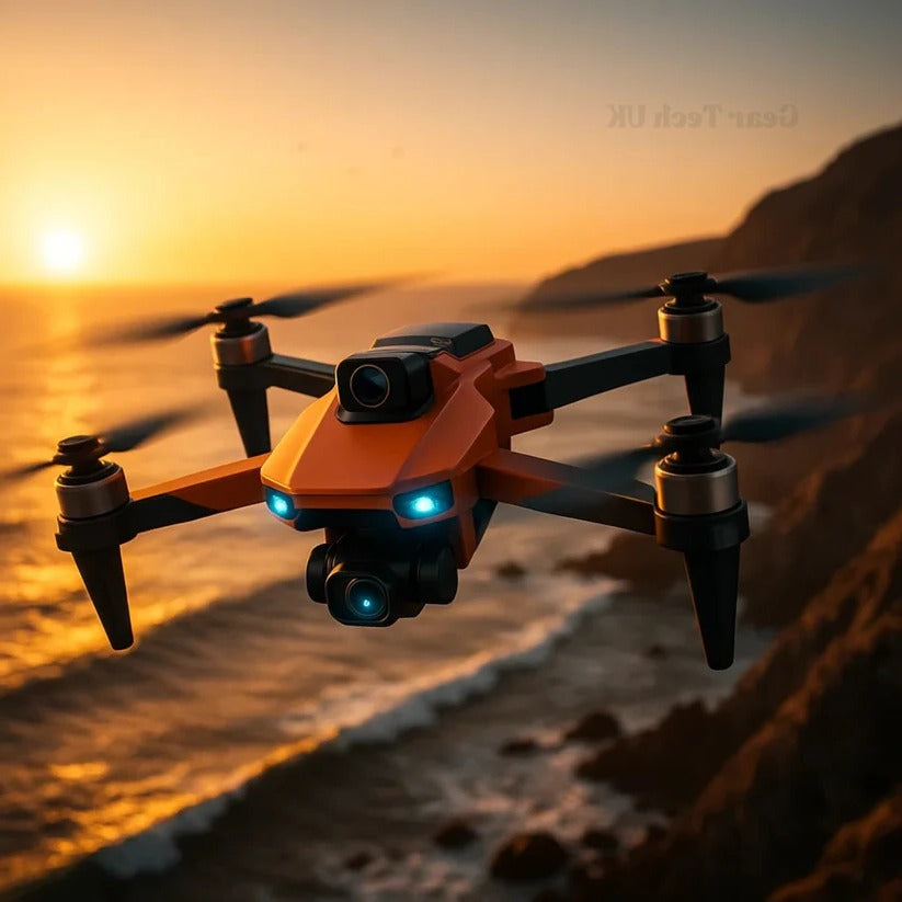 8K HD Pro Drone with Dual Camera, GPS, Brushless Motors