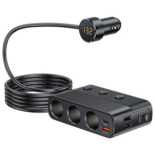 7-in-1 Car Cigarette Lighter Adapter
