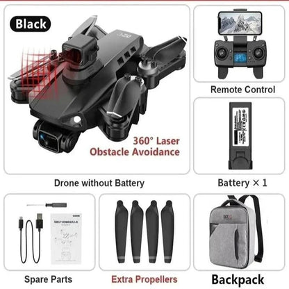 8K HD Pro Drone with Dual Camera, GPS, Brushless Motors