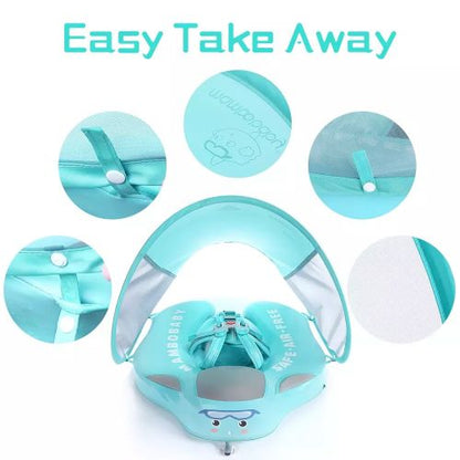Infant & Toddler Safety Pool Floater With Sunshade