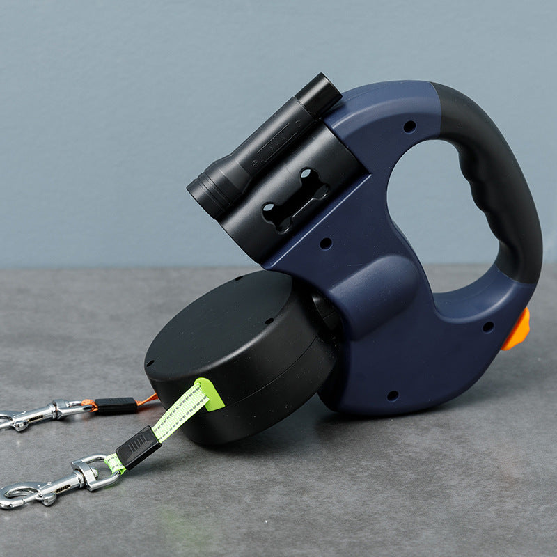 Practical Anti-Tangle Double Dog Leash