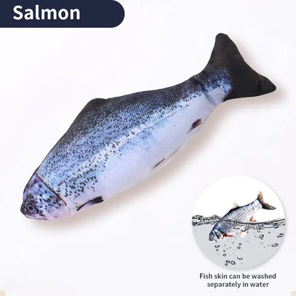 USB Charging Interactive Cat Toy Fish